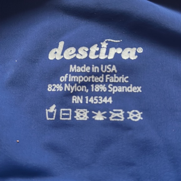 blue leotard - Picture 3 of 3